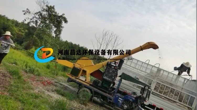 河南昌達(dá)HC-800移動竹子切片廣西南寧客戶現(xiàn)場